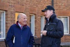 Sir Mark Prescott And Julian Dollar TDY 230Tattersalls