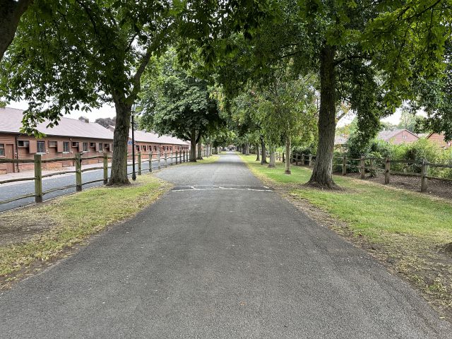 The road between the Control Crossing and the Woodditton Road has become a dedicated horse and pedestrian walk with no vehicular access, with the exception of emergency vehicles, and Tattersalls electric buggies and trolleys.  