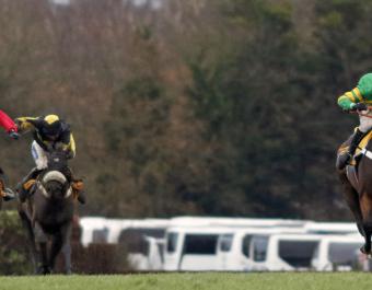 Derby Sale graduate Jonbon secured an eighth Grade 1 victory in the Tingle Creek Chase.